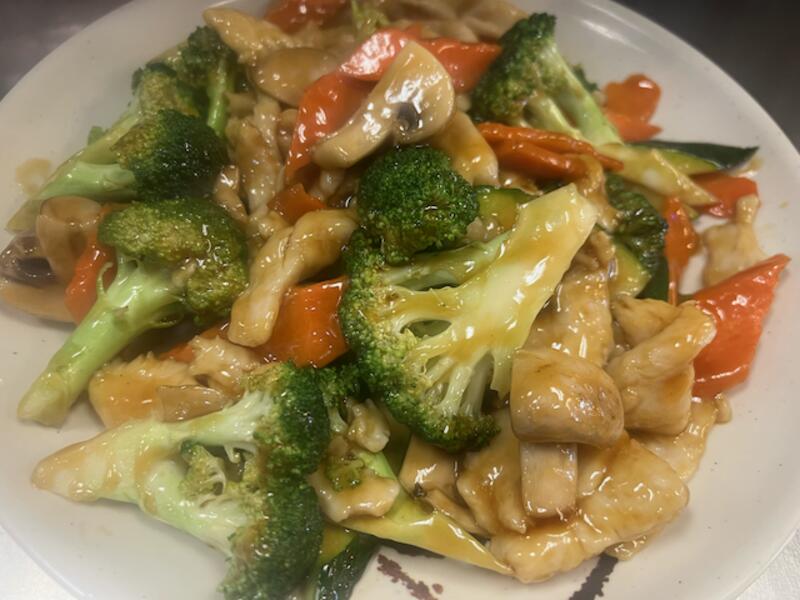(L) Chicken w. Mixed Vegetables