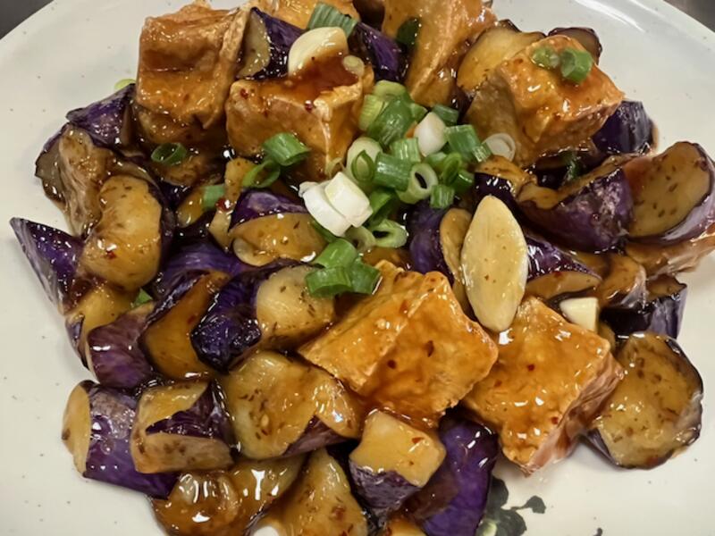 Stir-Fried Eggplant & Tofu