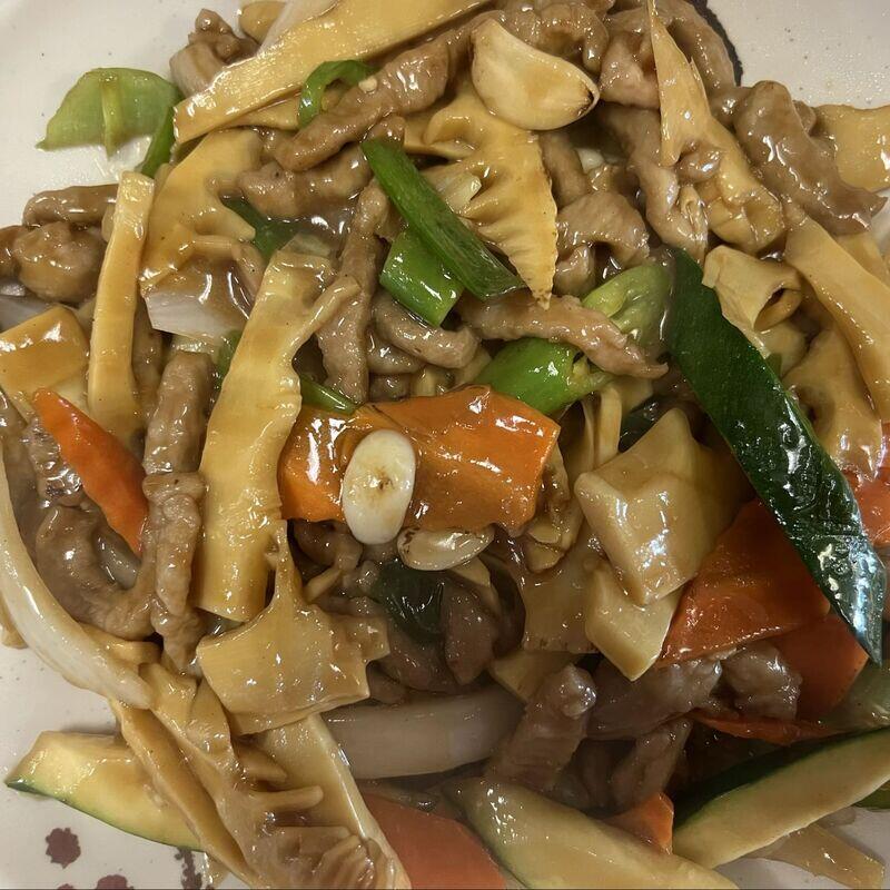 Pork Sautéed Fresh Bamboo 