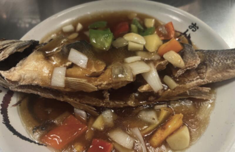 Braised Sea Bass
