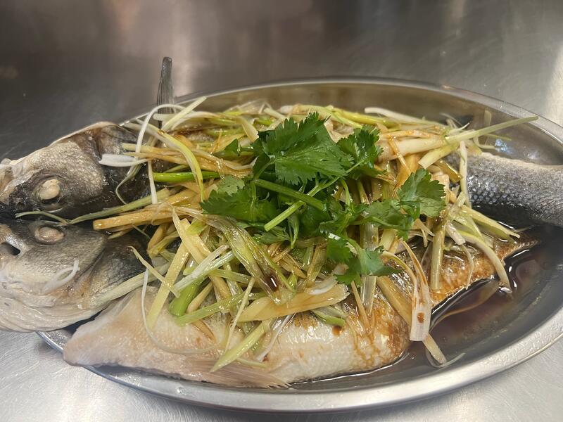 Steamed Sea Bass