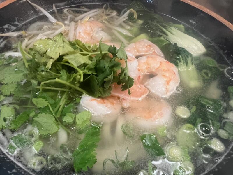 Shrimp Udon Noodle Soup