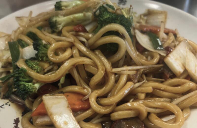 Beef Stir-Fried Udon Noodles